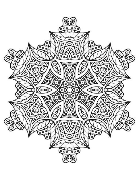 Flower Mandala. Mandala. Mandala Coloring Page. Flower