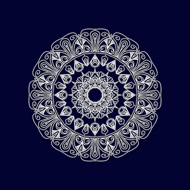 Flower mandala vector designs Mandala art background