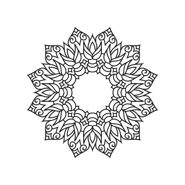 Flower mandala vector designs Mandala art background