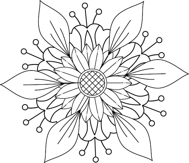 Mandala fiore