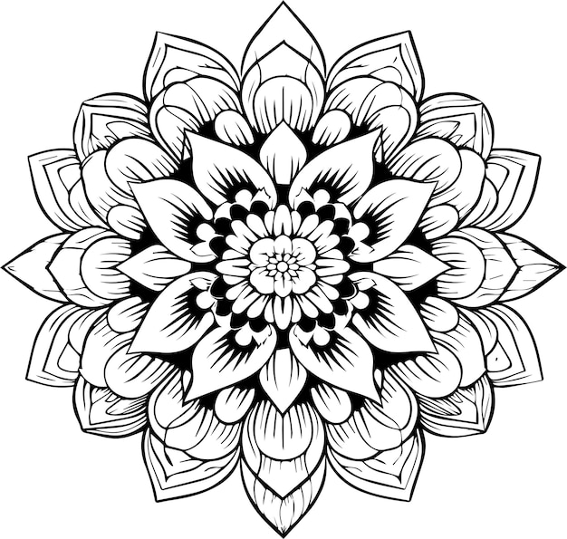 Flower mandala