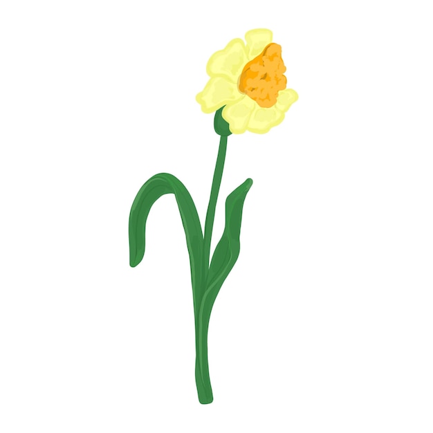 Vector flower of month