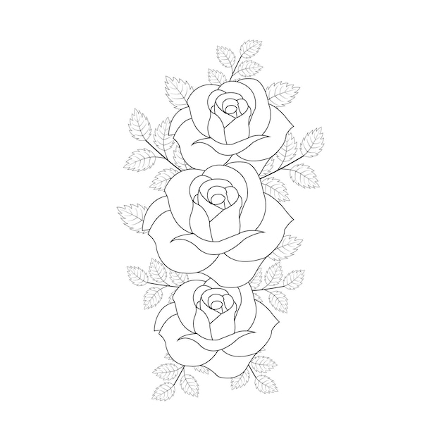 흰색 배경 벡터 일러스트 그래픽 디자인에 고립 된 꽃 난초