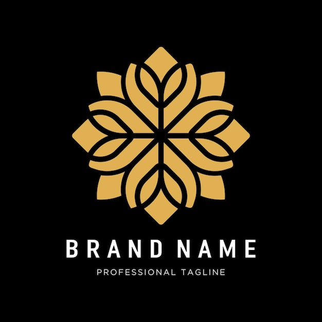 Flower Ornament Logo Template