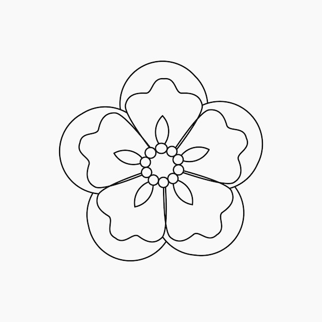 Flower Outline Icon