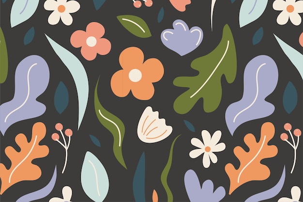 Vector flower pattern cute