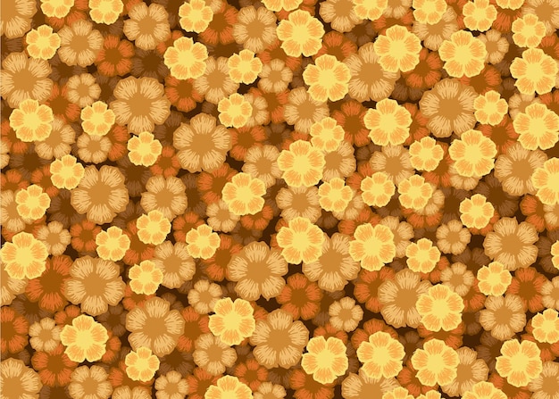 Flower Pattern Design for Fabric Textile