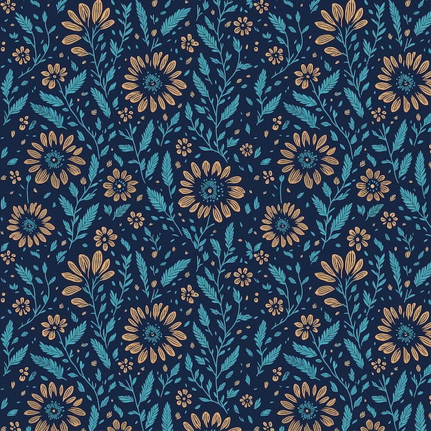 Flower Pattern Design Vector illustration Seamless Floral Pattern Design For All Prints And Web