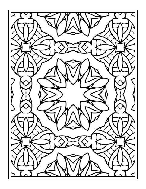 Disegno di flower pattern kdp da colorare per adulti