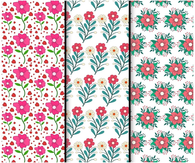 flower pattern vector design pattern background design