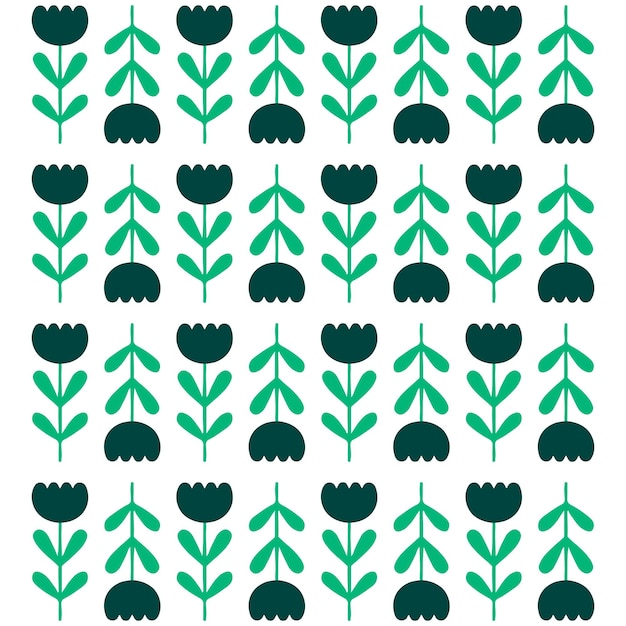 flower pattern vector