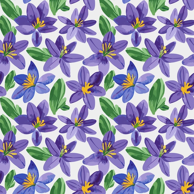 Flower pattern with leaves floral bouquets flower compositions floral pattern