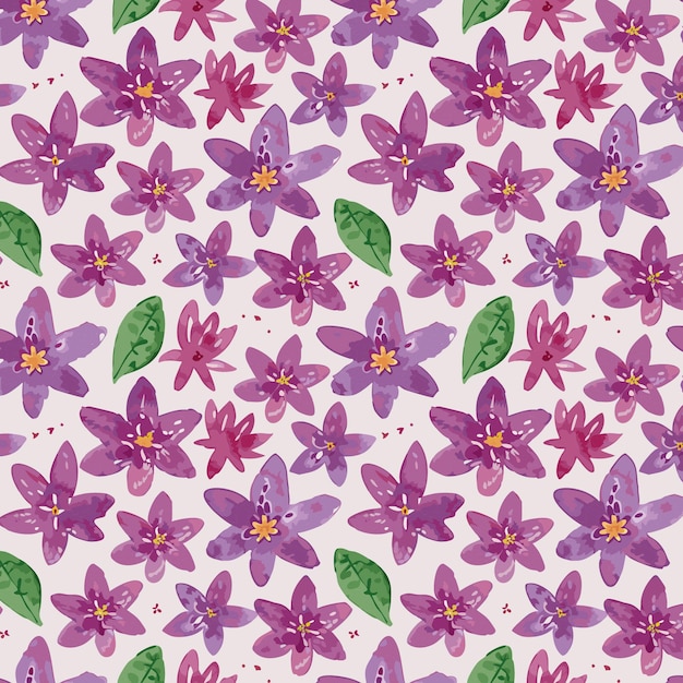 Flower pattern with leaves floral bouquets flower compositions floral pattern