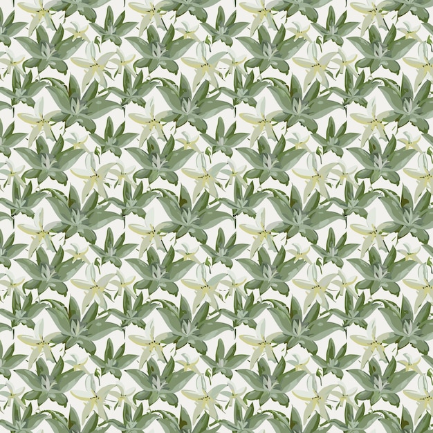 Flower pattern with leaves floral bouquets flower compositions floral pattern