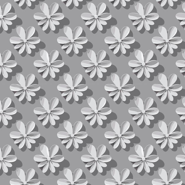 Vector flower pattern with leaves floral bouquets flower compositions floral pattern