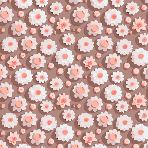 Flower pattern with leaves floral bouquets flower compositions floral pattern