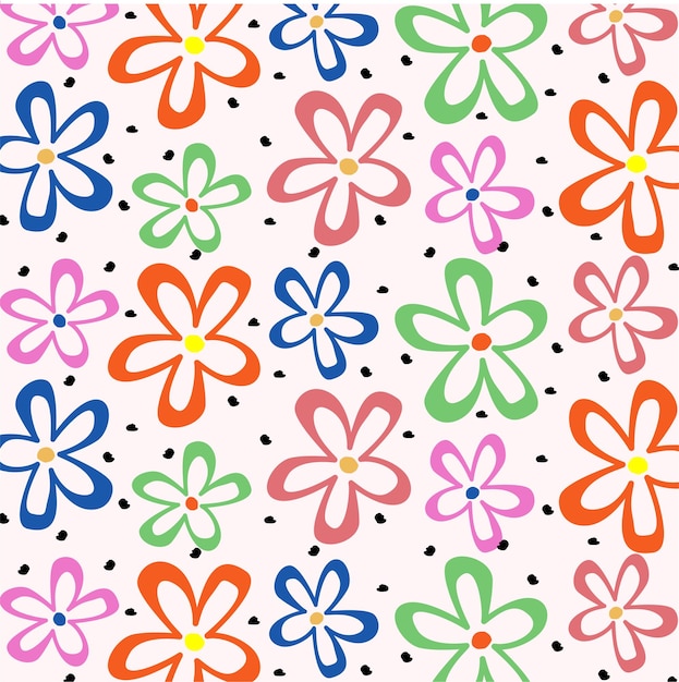 flower pattern y2k