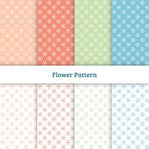 Vector flower pattern