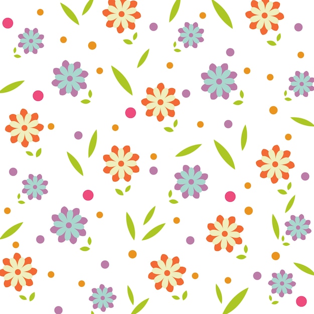 Vector flower pattern