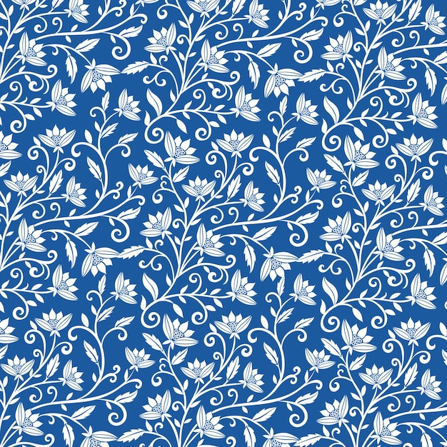 Vector flower pattern