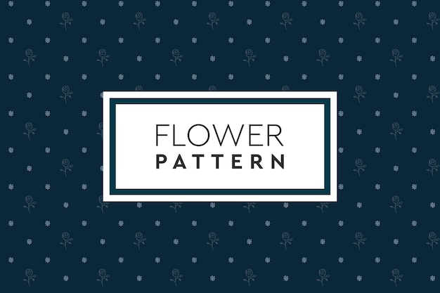 Vector flower pattern