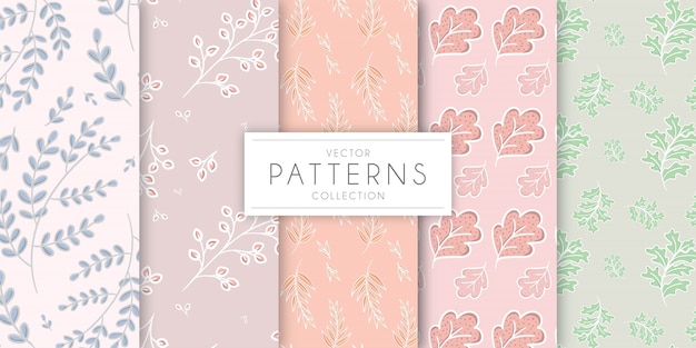 Flower patterns collection