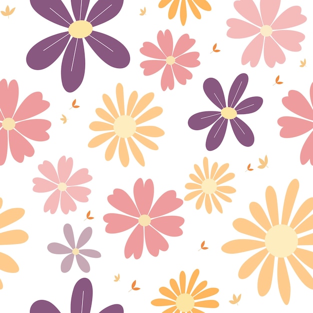 Flower patterns Perfect for modern wallpaper fabric home decor and wrapping paper projects