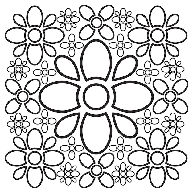 花の花びらを彩るページ