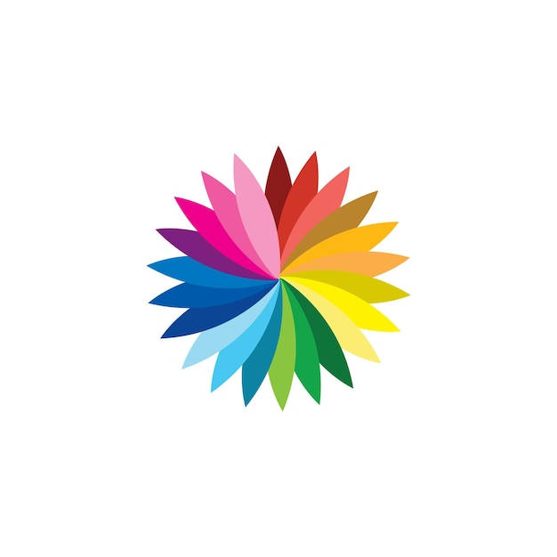 Flower petals logo