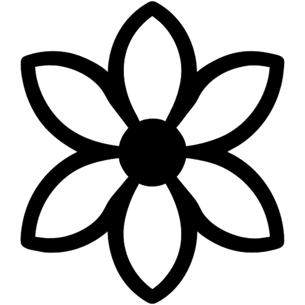 Vector flower pictogram