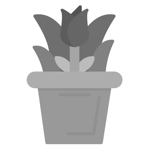 Vector flower pot icon vector image can be used for spring