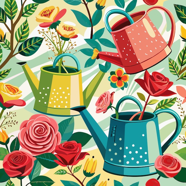 Vector flower pot illustration