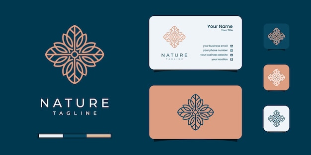 Flower rose logo design inspiration. logo for spa, salon, yoga, massage, beauty.