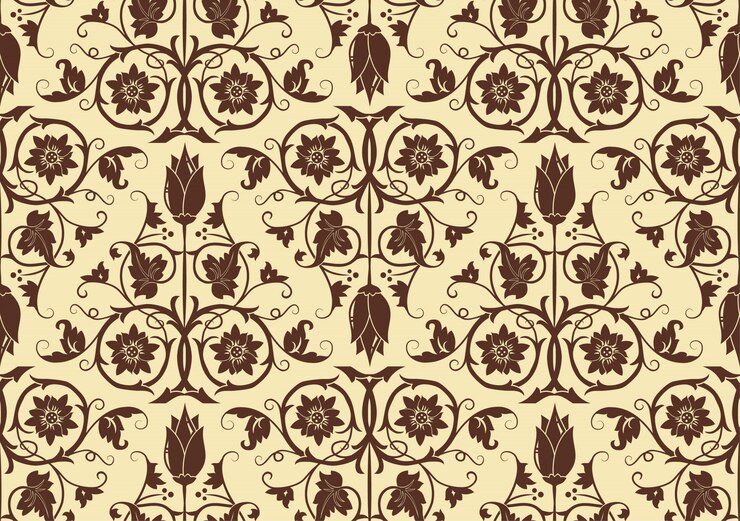 Vector flower seamless pattern