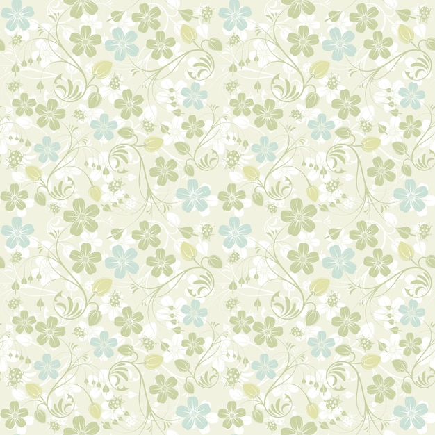 Flower seamless pattern