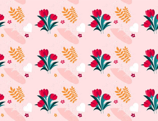 Flower seamless pattern