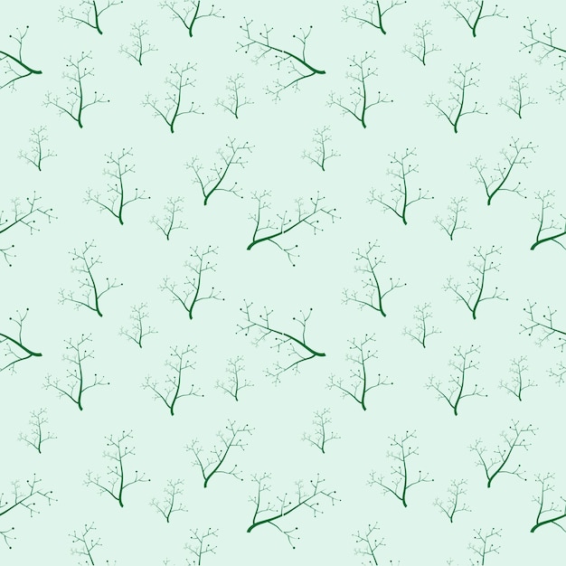 Vector flower seamless pattern