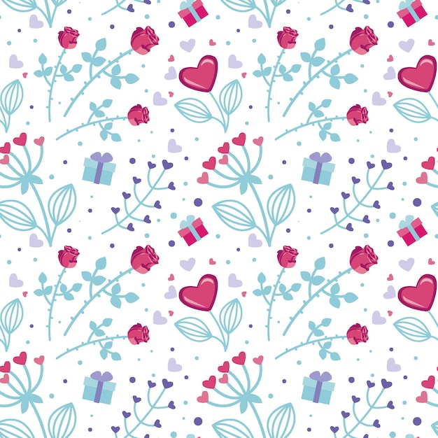 Flower seamless pattern