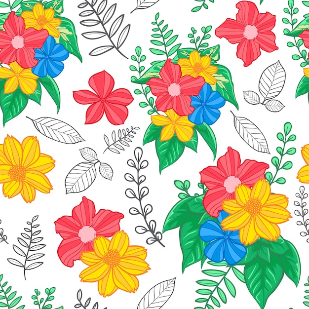 flower seamless pattern