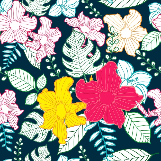 flower seamless pattern