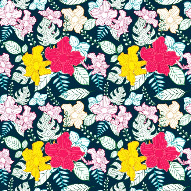 flower seamless pattern