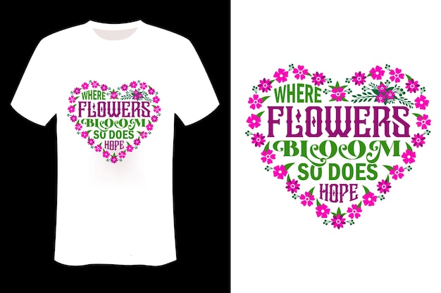 Flower T-Shirt Design