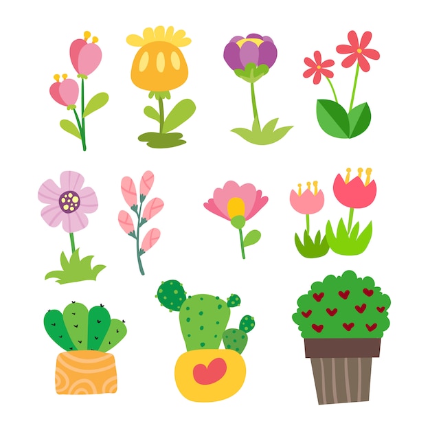 Flower vector collection design