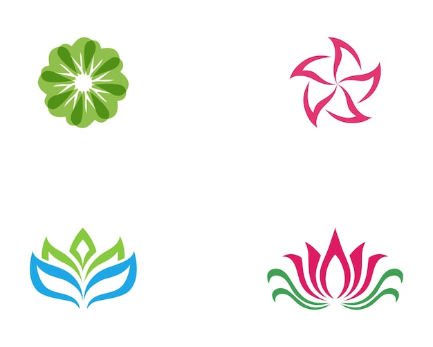 Flower vector icon design