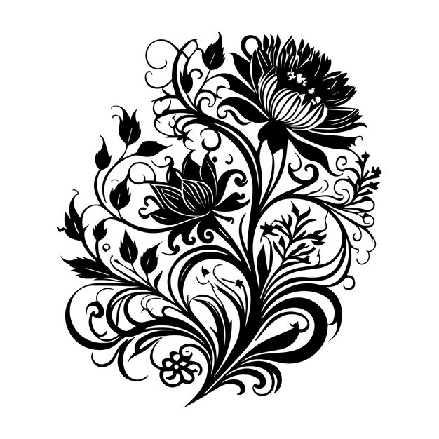 Vector flower vector illustration