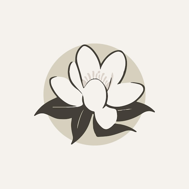 Vector flower vector illustration