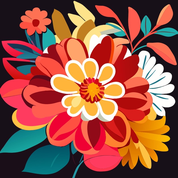 a flower vector illustration