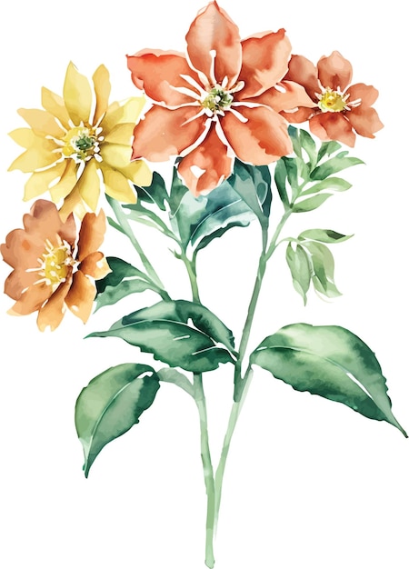 Vector flower