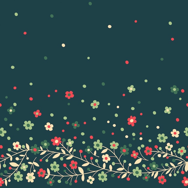 Flowering branches background