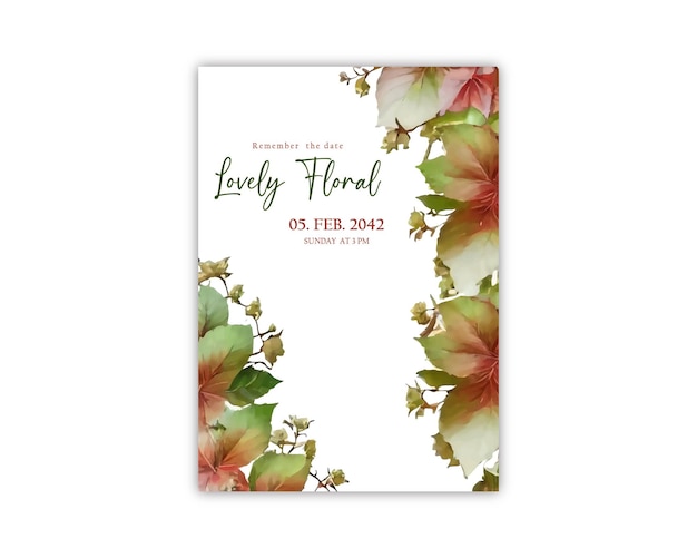 Flowers background greeting card and floral poster elegant decorative template vector